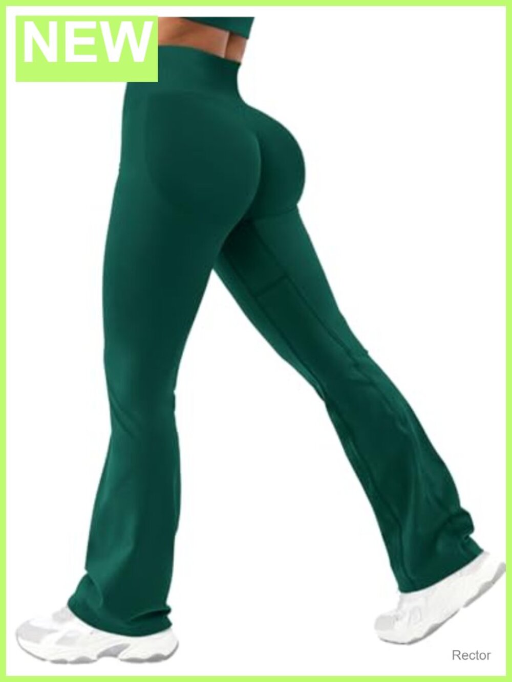 Seamless Flare Leggings Scrunch Butt Lifting Tummy Control Yoga Pants